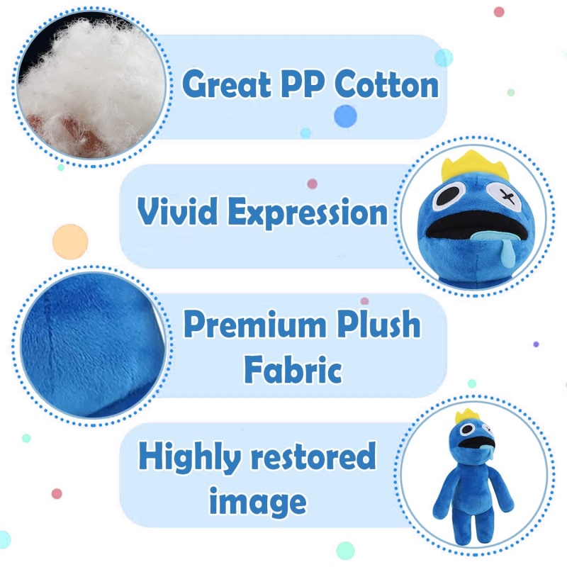 Đồ chơi nhồi bông Hình Quái Vật Hoạt Hình Đáng Yêu - rainbow friends