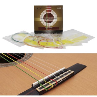 Set 6 dây đàn sắc màu bằng nilon cao cấp cho đàn guitar