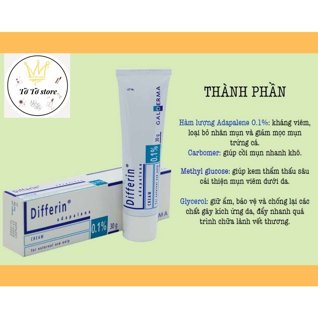 DIFFERIN CREAM CHÍNH HÃNG NỘI ĐỊA PHÁP [CÓ ẢNH THẬT] | BigBuy360 - bigbuy360.vn