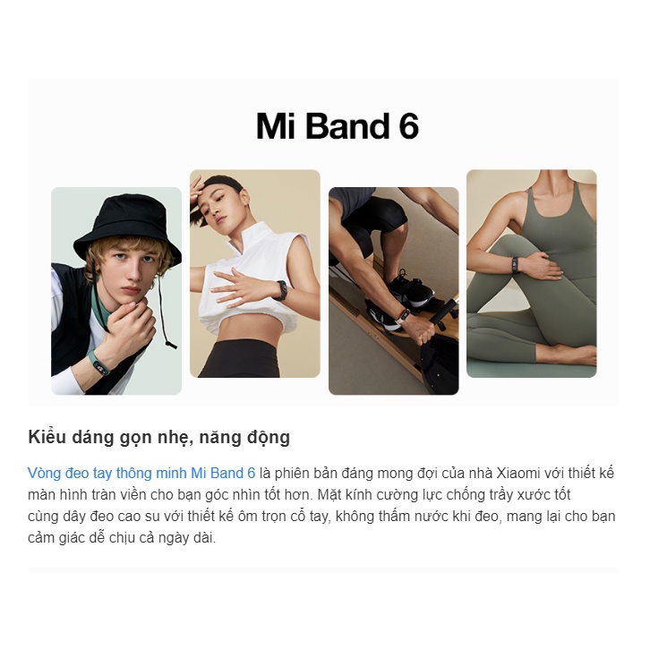 Hoả tốc | Vòng tay thông minh xiaomi mi band 6 quốc tế | Vòng đeo tay thông minh xiaomi mi band 5 | MIHOANGGIA