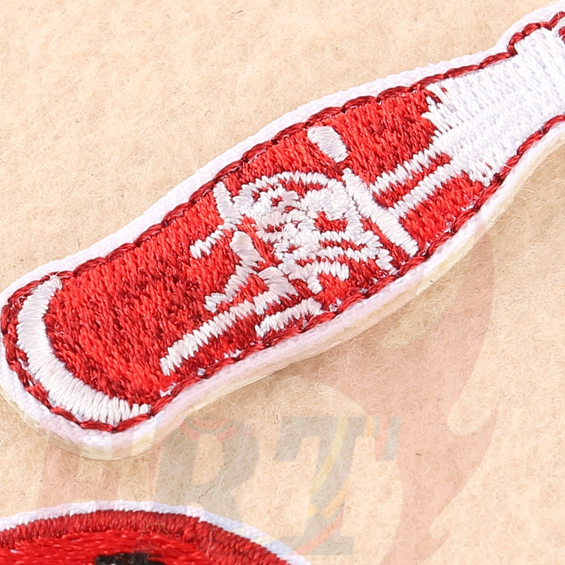 Sticker ủi thêu hình ria mép（☸ Coca Cola Patch ☸ ）