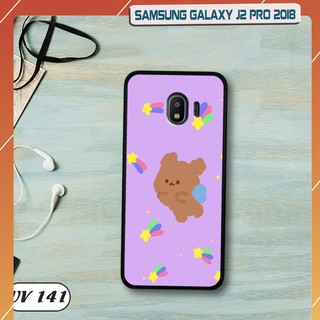 Ốp lưng Samsung Galaxy J2 Pro (2018)  lưng nhám viền dẻo