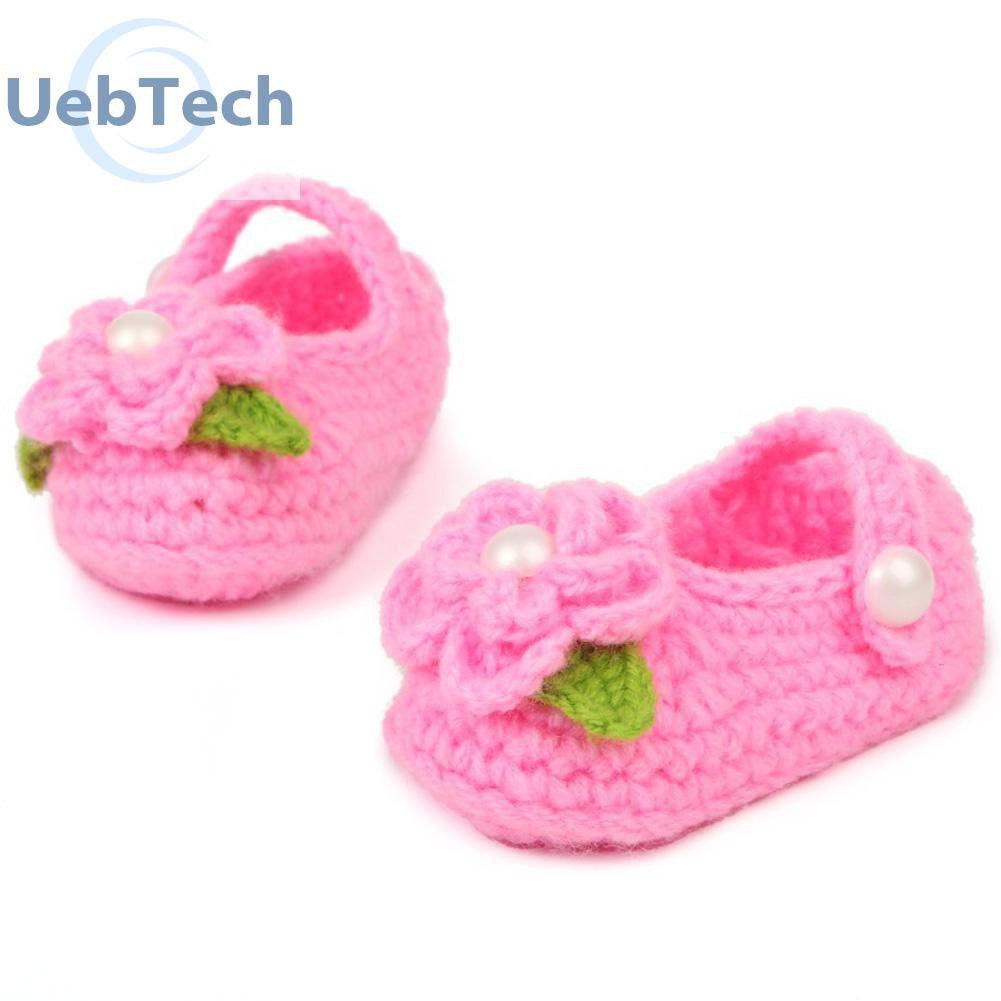 Giày Đan Len Thủ Công Cho Bé Sơ Sinh