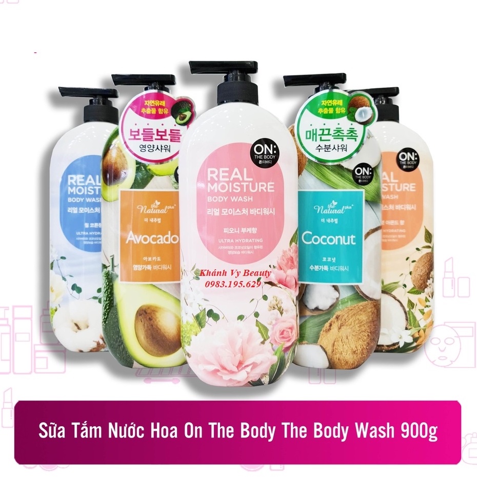 Sữa Tắm Hương Nước Hoa On The Body Wash 900ml