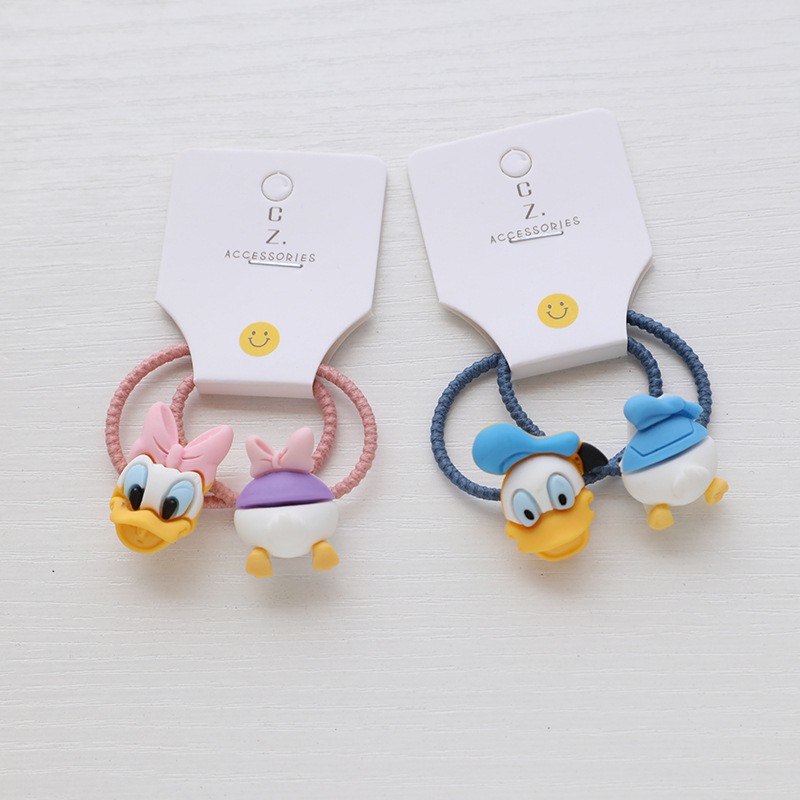 Set 2 cái cột tóc chuột micky, vịt dunuck cho bé gái hàng cao cấp