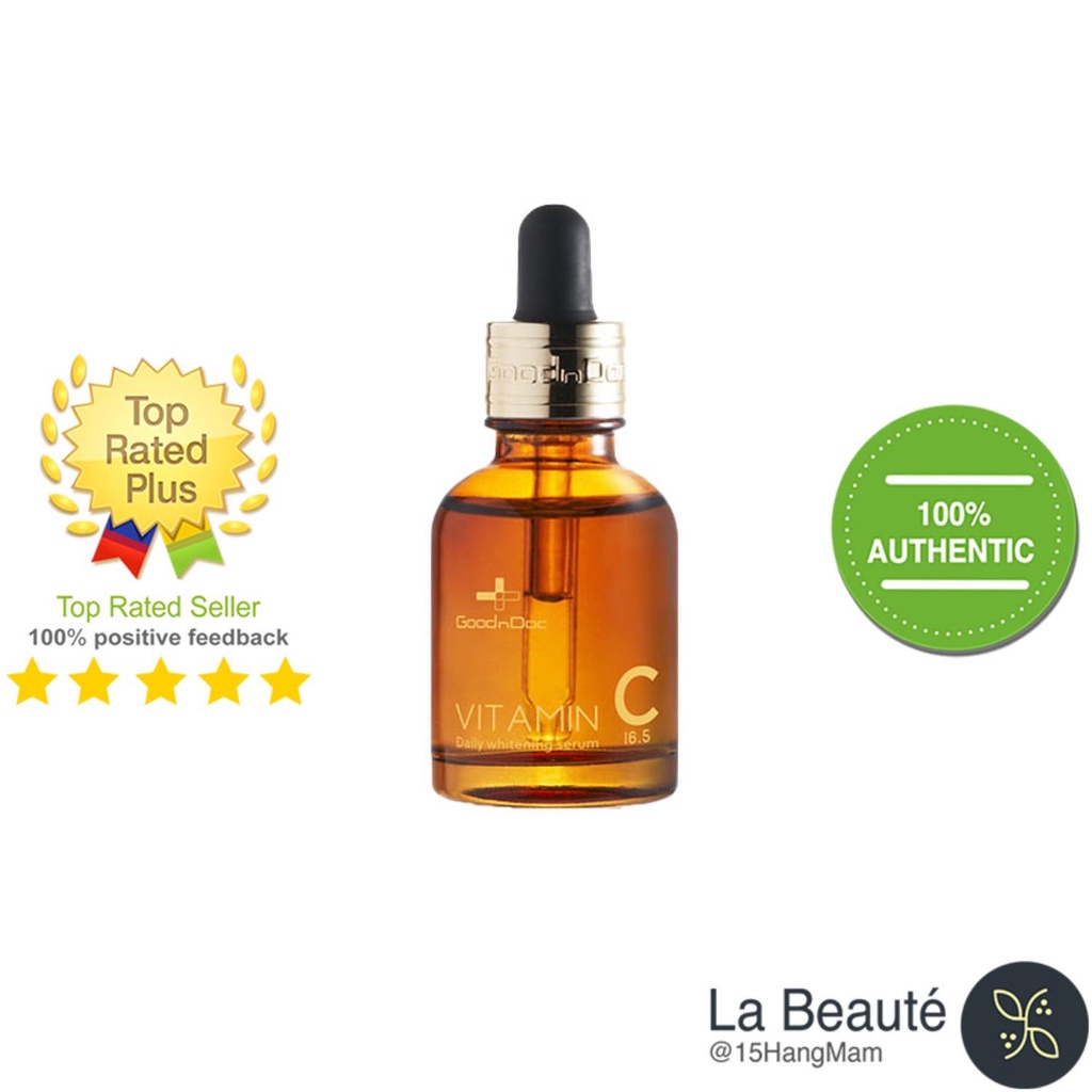 GoodnDoc Vitamin C 16,5 Daily Whitening Serum - Serum Dưỡng Sáng Mờ Thâm Với 16,5% Vitamin C