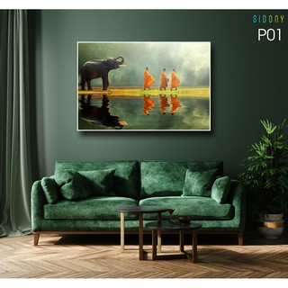 Tranh Phật vải canvas treo tường trang trí 01