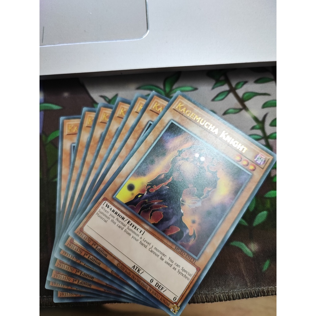 1 lá thẻ bài Kagemucha Knight - MGED-EN131 - Rare 1st Edition