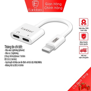 Cổng chuyển đổi tai nghe chân Lightning ra 3.5mm Earldom ET-OT33