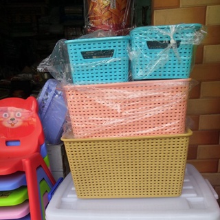 Thùng nhựa đan đủ màu đủ size (35K,65K,80K)