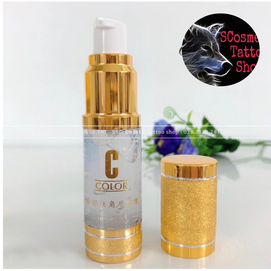 Tẩy da chết phun xăm C collor tẩy sạch tế bào chết cho môi trước khi phun xăm -Dạng Gel 20ml