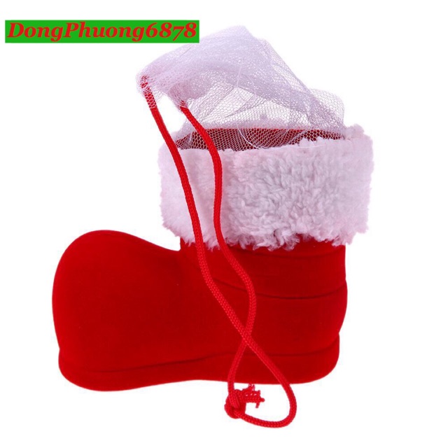 NOEL- Túi đựng quà hình chiếc giày Giáng Sinh