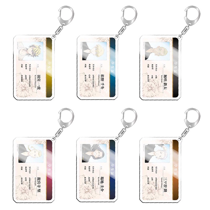 Móc khóa nhựa acrylic hình nhân vật Anime Tokyo Revengers kiểu dáng sáng tạo