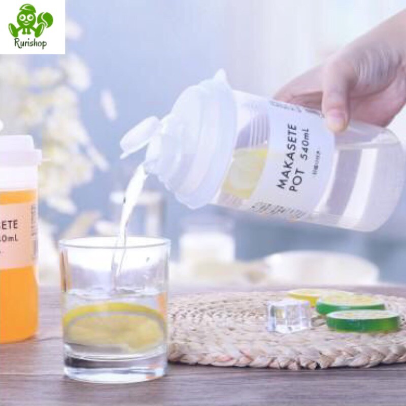 Bình đựng nước, detox cao cấp Nakaya Nhật Bản 1L, 2L, 540ml gọn nhẹ tiện lợi phù hợp đi học, picnic, du lịch, đi làm