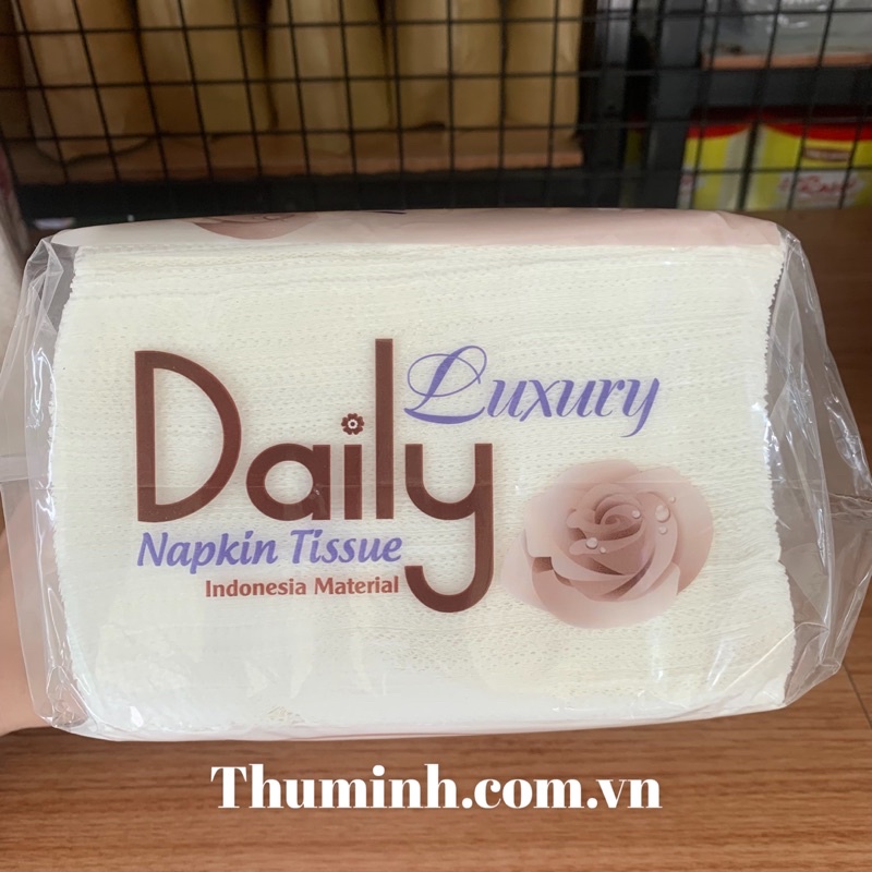 Combo 10 Bịch Khăn Giấy Daily 100 Tờ Tiện Lợi