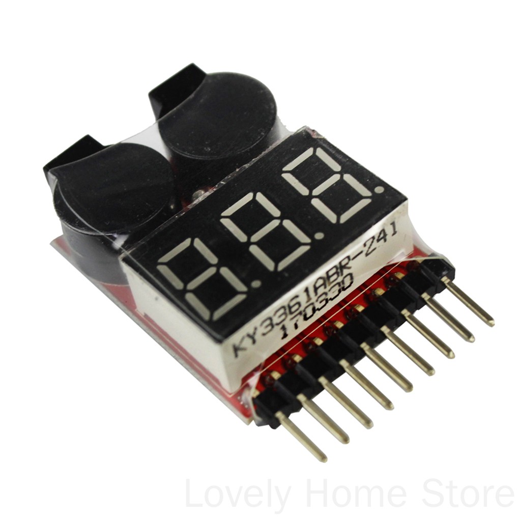 Thiết Bị Dò Điện Áp 2 Trong 1 1-8s Lipo / Li-Ion / Fe