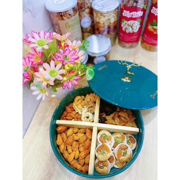 Bánh Đồng Tiền Mix Hạt 500gr Beorganic, Bánh Đồng Tiền Mix Hạnh Nhân Hạt Điều Hạt Dinh Dưỡng
