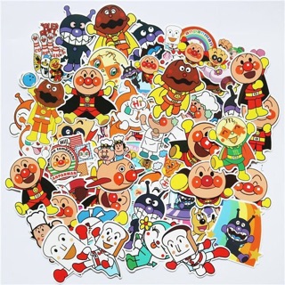 Sticker anpanman set 30-50 cái ép lụa / hình dán anpanman
