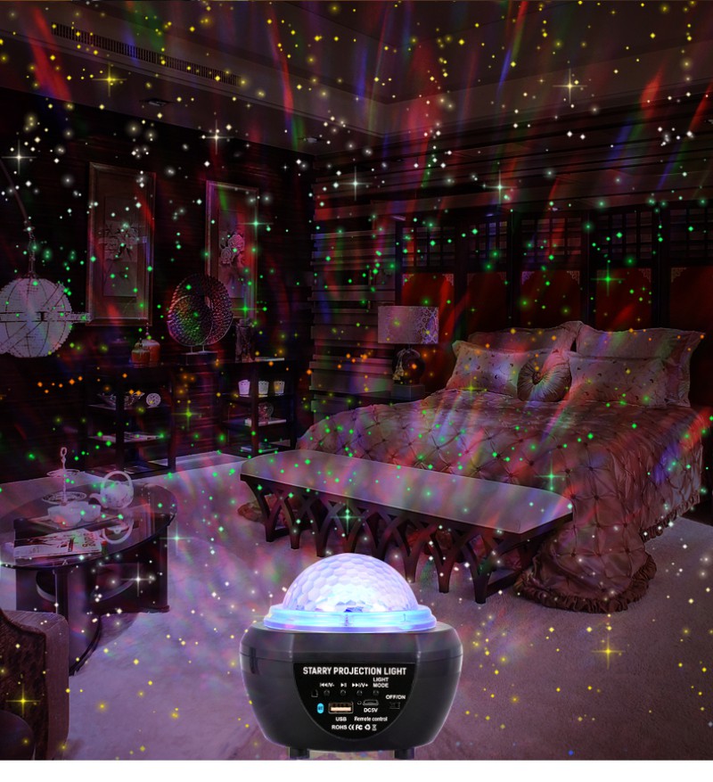Đèn Led Chiếu Bầu Trời Đầy Sao Kết Nối Bluetooth