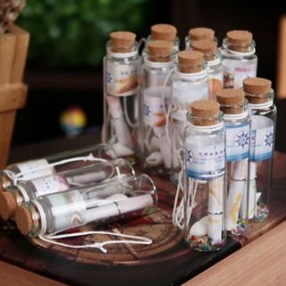 Combo 10 lọ điều ước thủy tinh. Giá 99k 10 hủ