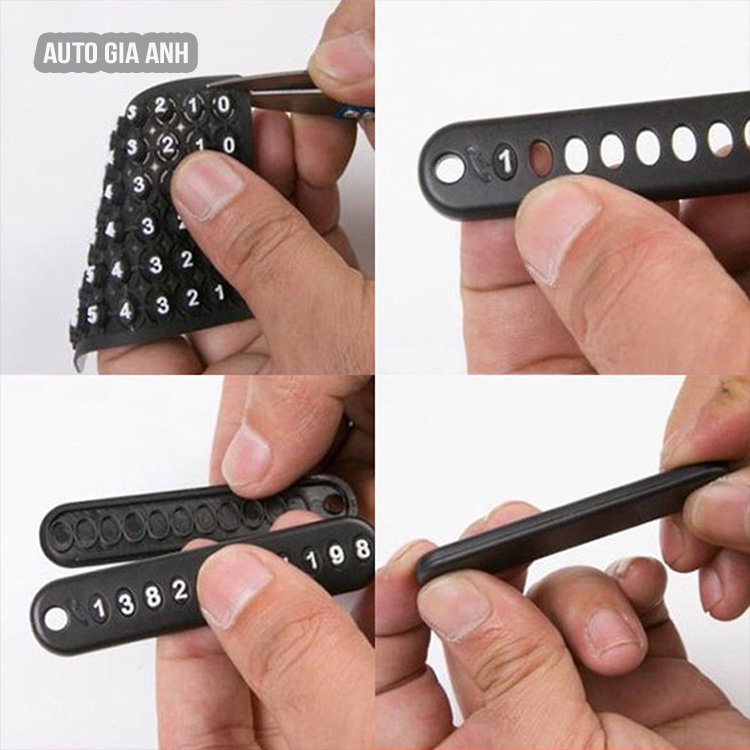 Móc khoá gắn số điện thoại thẻ treo số điện thoại tránh thất lạc tiện dụng phù hợp cho chìa khóa ô tô xe máy