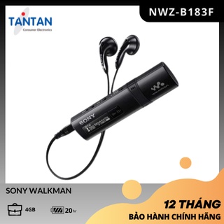 Máy Nghe Nhạc - MP3 Sony NWZ-B183F | 4GB - Định dạng MP3/ WMA - FM - Màn hình OLED - Pin:23h - Sạc nhanh - Cổng USB