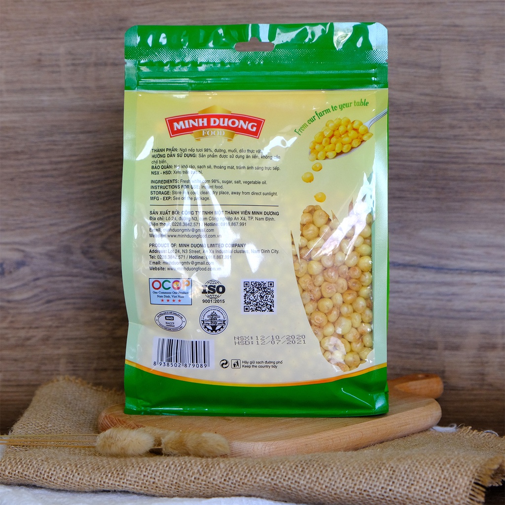 Ngô Nếp Tươi Sấy MINH DƯƠNG FOOD Chính Hãng
