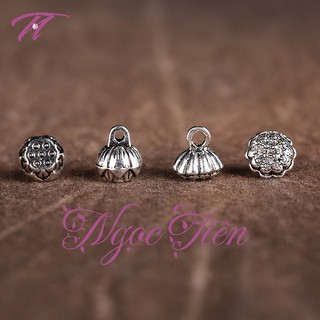 Charm búp sen bạc Tây tạng