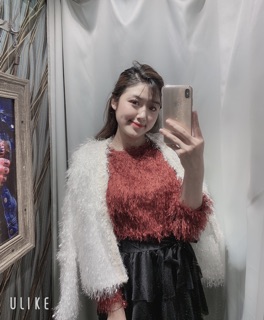 Áo khoác lông ảnh chụp thật