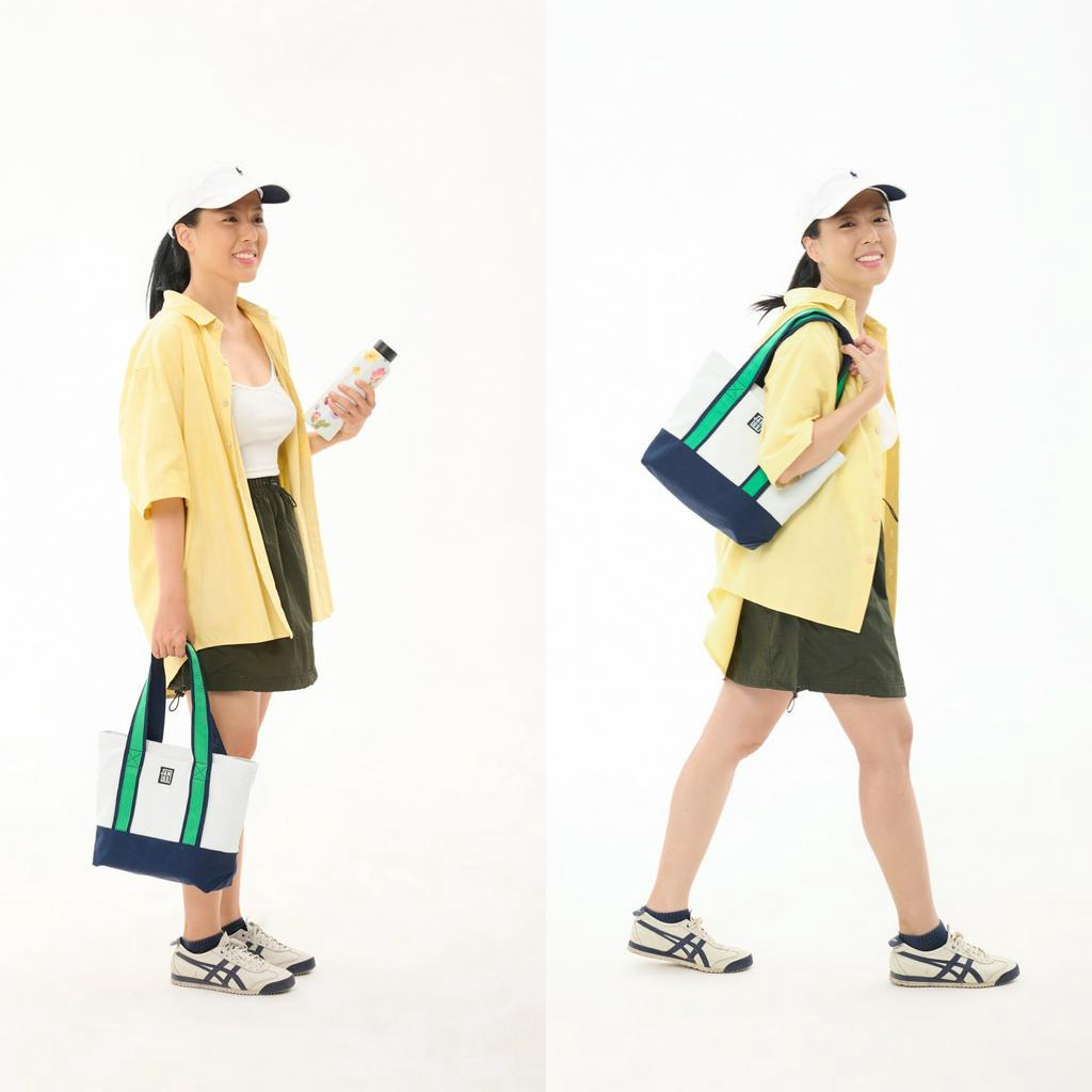 Jamlos Everyday Summer Tote - Túi tote vải canvas hàng ngày A5, A4, 13inch