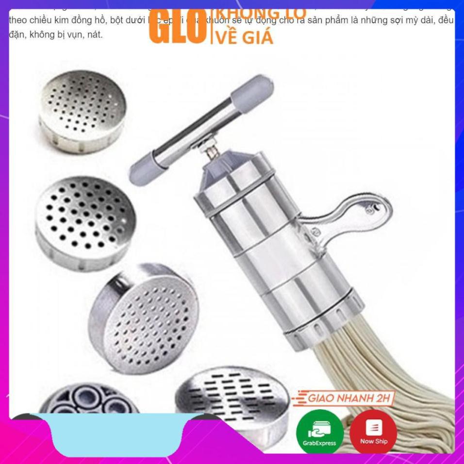 {XẢ KHO-GIÁ RẺ BẤT NGỜ} MÁY ÉP LÀM BÚN TƯƠI, MỲ SỢI, 5 ĐẦU CẮT INOX CHO NHÀ BẾP