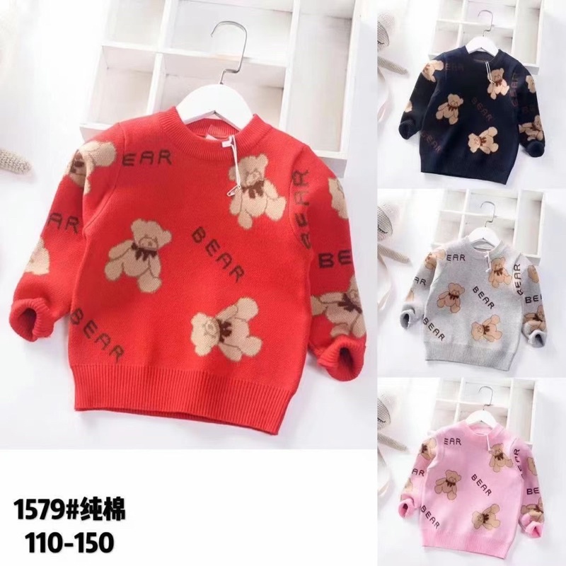 Áo Len Xe Ô Tô Cho Bé Trai Size 100-140(12-27kg), Áo Len Size To Cho Bé 3-6T