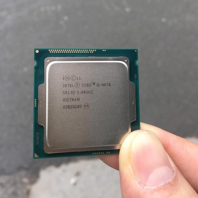 Chíp sử lí CPU INTEL CORE I5 4670 đã qua sử dụng