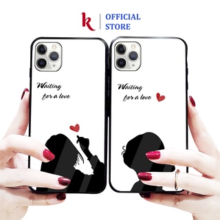 Ốp lưng iphone kính cao cấp cặp đôi đi tìm nửa kia case 14plus 14 pro max 13 12 promax 11 mini 6 6s 7 8 plus x xr xs Se