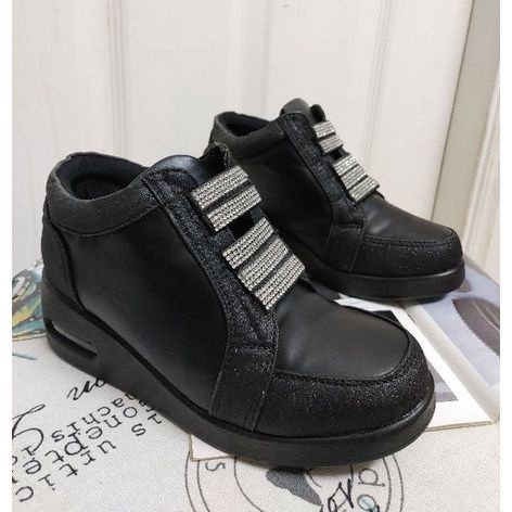 Giày nữ đế độn hot hot 5 phân size 36-36,5 hiệu Popola.re da thật si Nhật