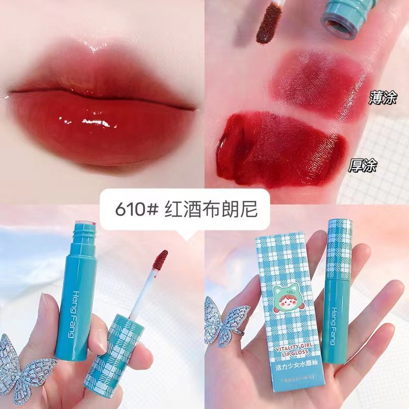Son Môi MANSLY Dưỡng Ẩm Lâu Trôi Chống Thấm Nước Không Dính Thành Cốc Không Phai Màu Cho Học Sinh