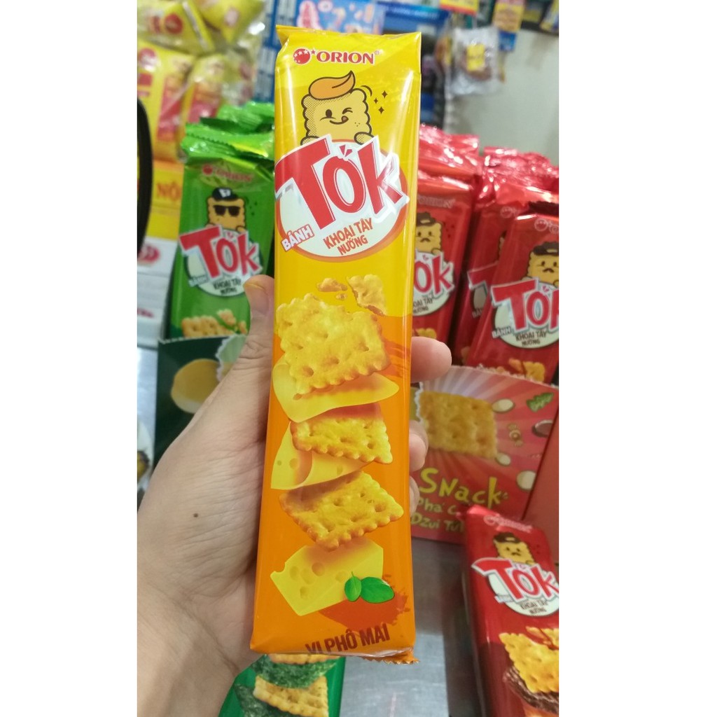 Bánh Khoai Tây Nướng Tok Orion 3 vị gói 38,5g | BigBuy360 - bigbuy360.vn
