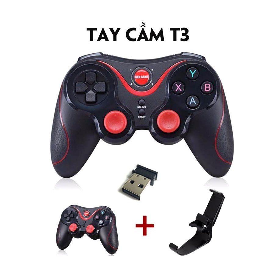 Tay cầm chơi game Fifa onlie 4 kết nối bluetooth, Tay cầm Terios X3/T3 hỗ trợ đa hệ điều hành Windows - Android - IOS