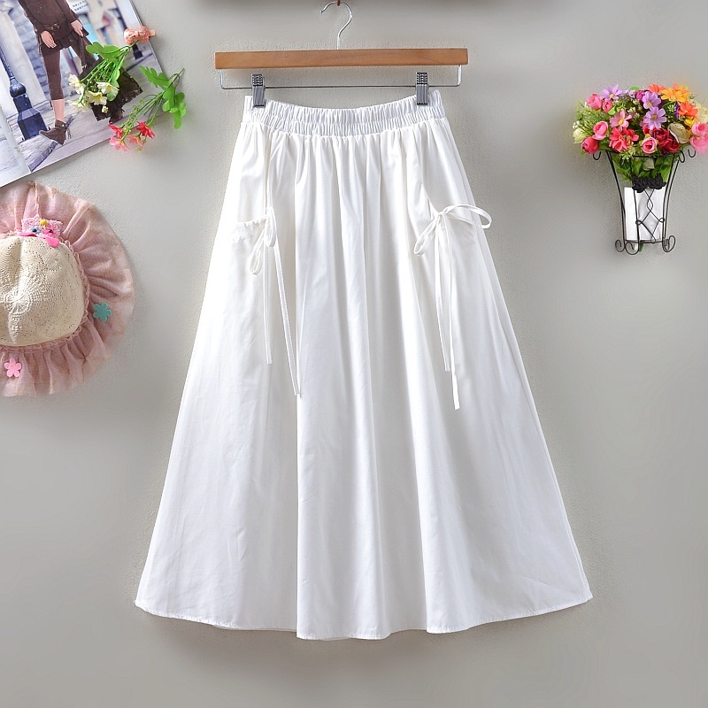 Đầm dài vừa IELGY đính nơ dễ phối đồ cho nữ