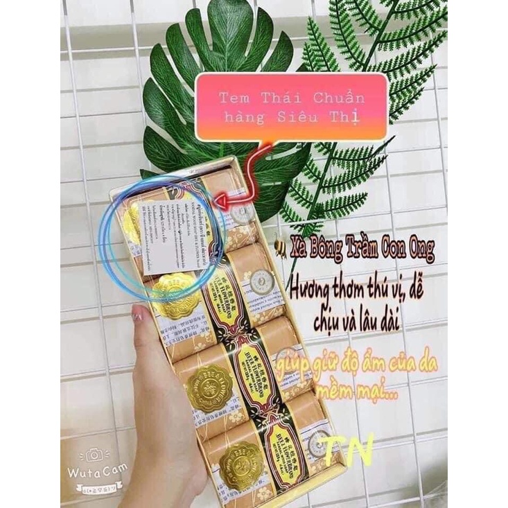 01 CỤC SOAP TRẦM CON ONG THÁI LAN MÙI SIÊU SANG