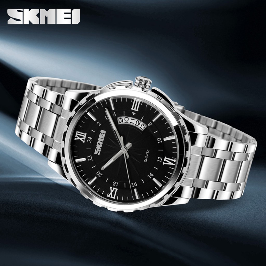 [Tặng vòng tay]Đồng hồ nam SKMEI thời trang chính hãng dây thép chống gỉ SK9069 Liên hệ mu