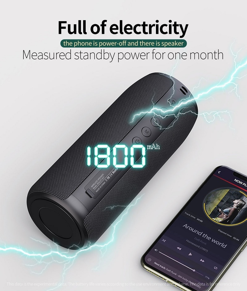 Loa Bluetooth Zealot S51 10w Tws Kết Nối Bluetooth Âm Thanh Chất Lượng Cao Chống Thấm