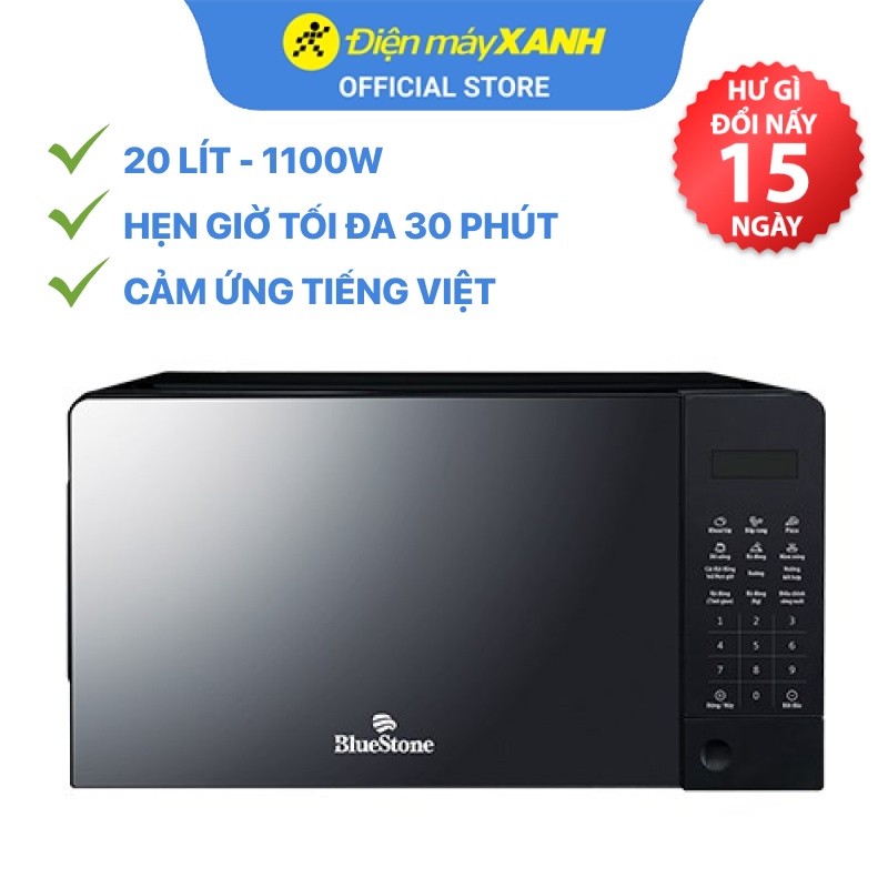 [Mã ELHADEV giảm 4% đơn 300K] Lò vi sóng Bluestone MOB-7816 20 Lít