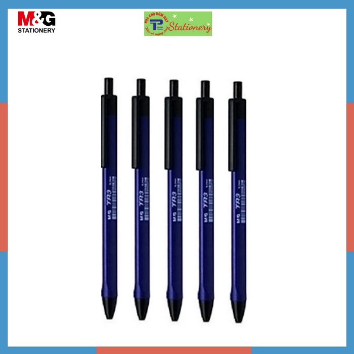 Bút bi dầu MG 0.7mm đầu bấm mực Xanh/Đen/Đỏ - 40 chiếc/hộp MG3072