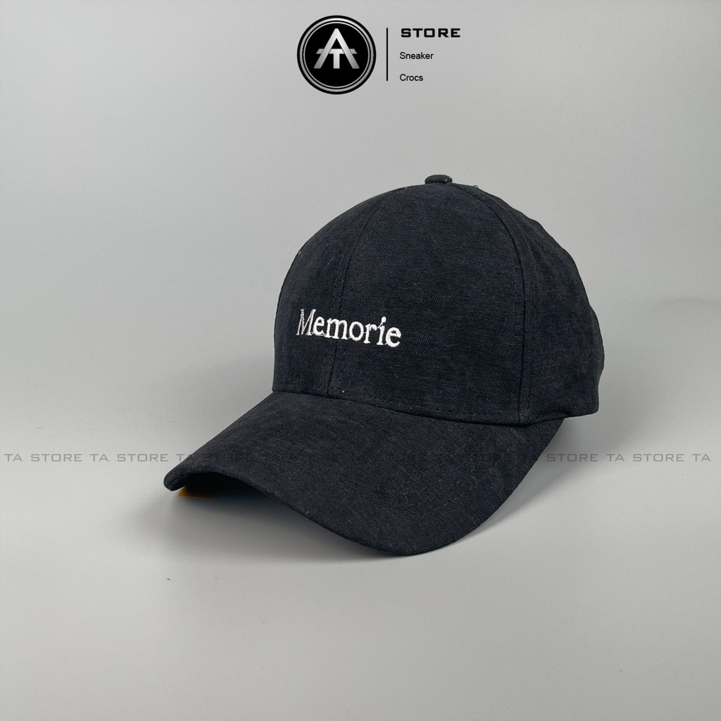 Mũ lưỡi trai ❤️ Nón kết thêu chữ Memorie phong cách Ulzzang form unisex nam nữ N01