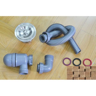 Xi phông ống xả chậu rửa bát Zento XP022