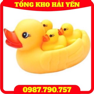 [SALE] VỊT THẢ BỒN TẮM CHO DÀNH CHO BÉ TỪ 6 THÁNG TUỔI TRỞ LÊN (SET 4 VỊT)