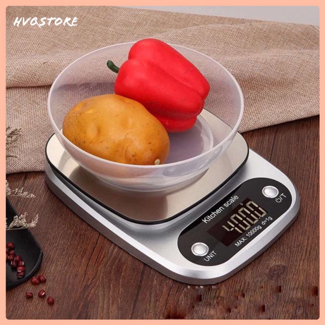 [Rẻ nhất Shopee ] Cân điện tử Ebalance Kitchen scale mặt inox chắc chắn