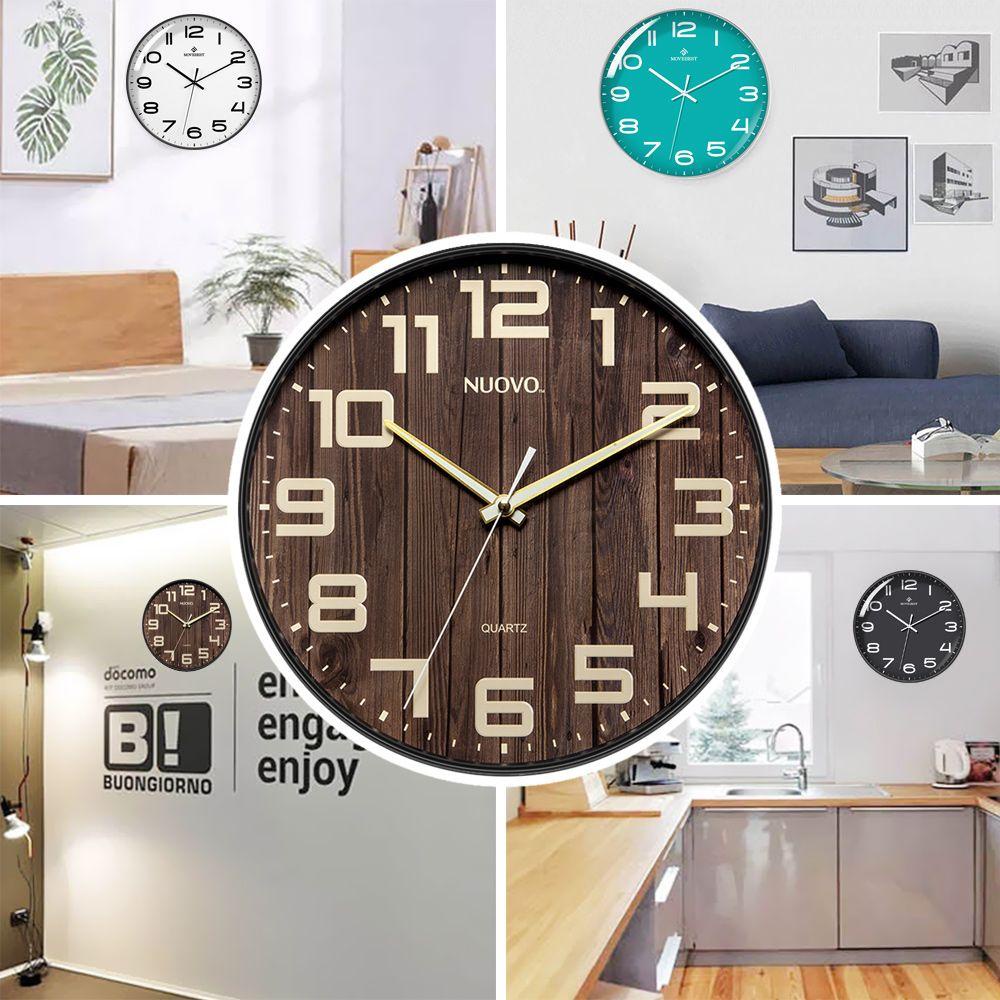 Đồng Hồ Treo Tường 3D 12inch Thiết Kế Tối Giản Trang Trí Nhà Cửa