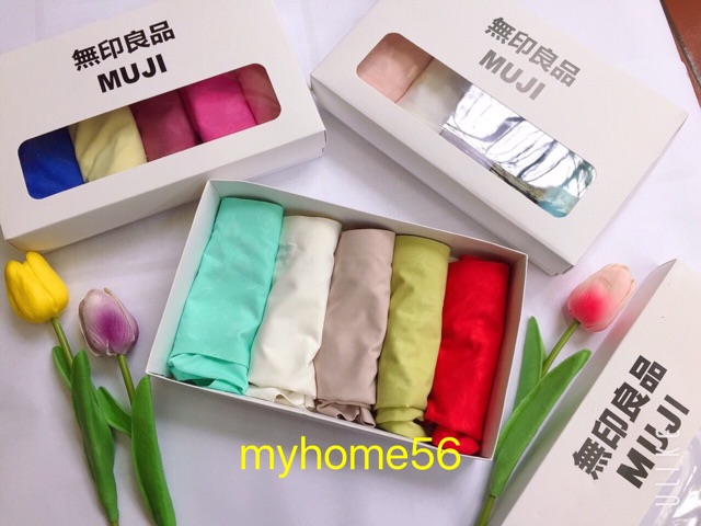 10 quần lót su lụa gấm kute kèm túi zip